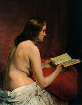 弗朗切斯科 海玆 Odalisque with Book